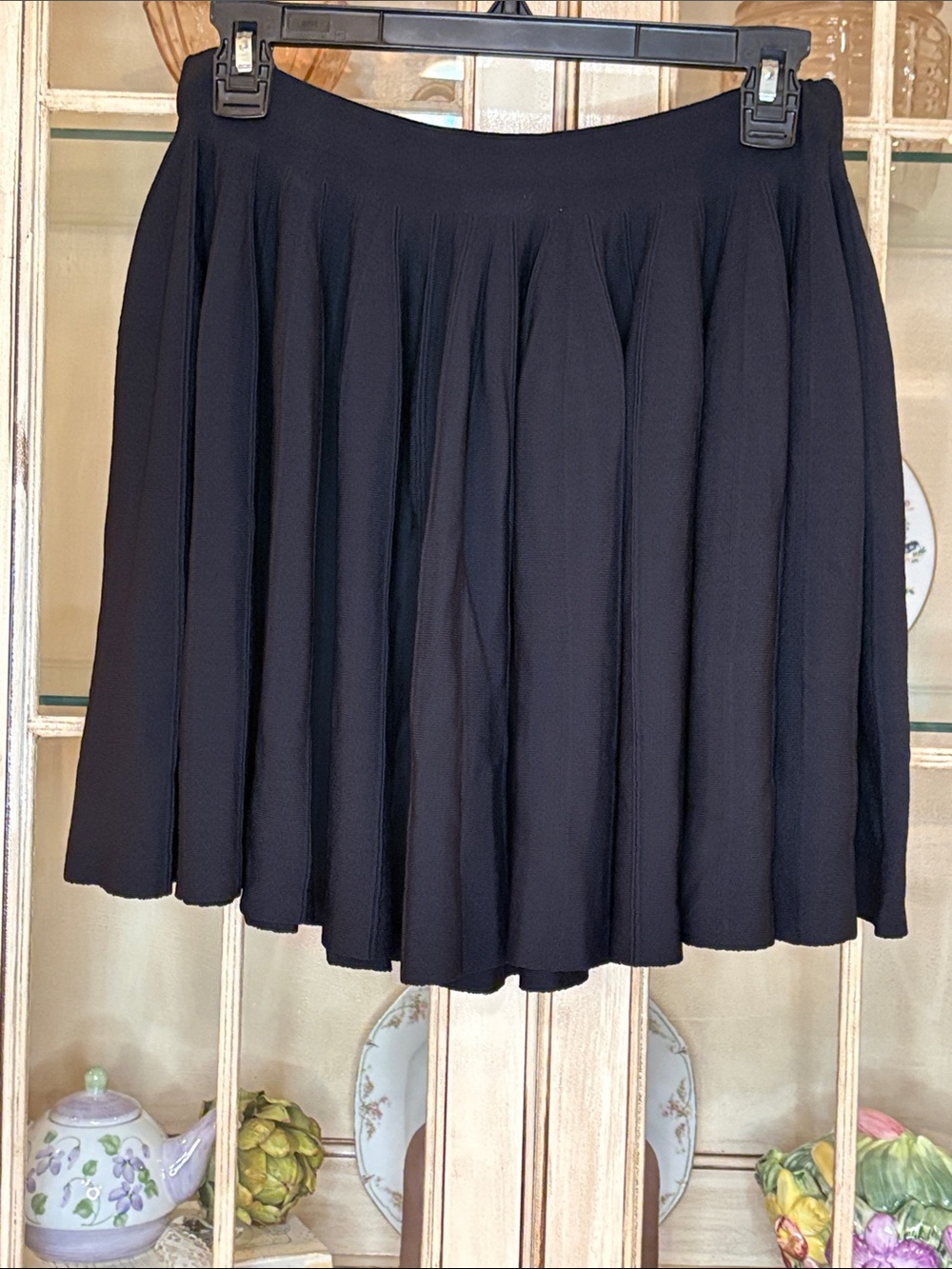 NWT J Crew Black Pleated Circle Skirt - Picture 4 of 8